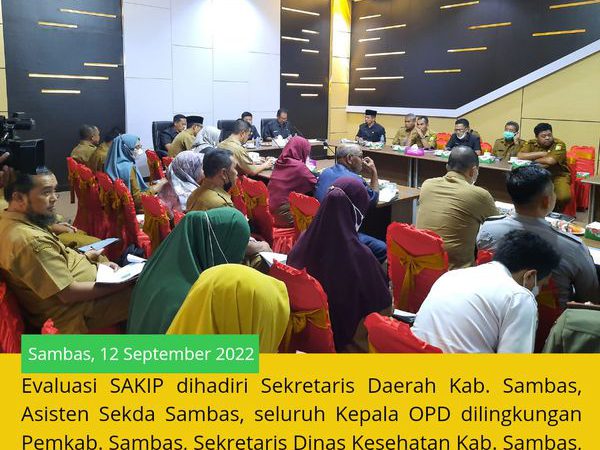Kadis Dinkes Hadiri Evaluasi Implementasi SAKIP