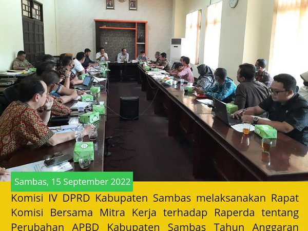 Dinkes Ikuti Rapat Komisi di DPRD Kab Sambas