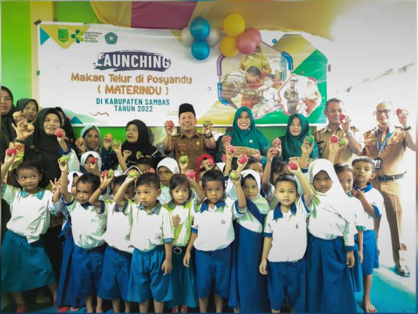 Launching Gerakan Makan Telur di Posyandu ( Materindu )