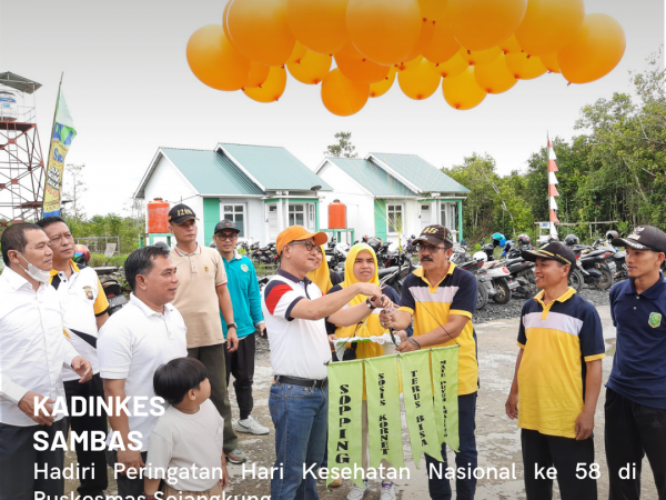 Puskesmas Sejangkung Peringati Hari Kesehatan Nasional ke 58