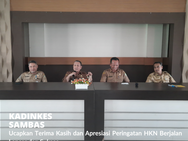 Kadinkes Apresiasi Peringatan HKN Berjalan Lancar dan Sukses