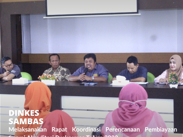 Rapat Koordinasi Perencanaan Pembiayaan Survei Akreditasi Puskesmas Tahun 2023