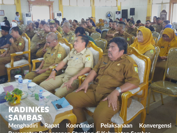 Kadinkes Hadiri Rapat Koordinasi Pelaksanaan Konvergensi Penurunan Stunting