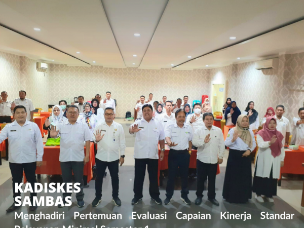 Kadiskes Hadiri Evaluasi Capaian Kinerja SPM