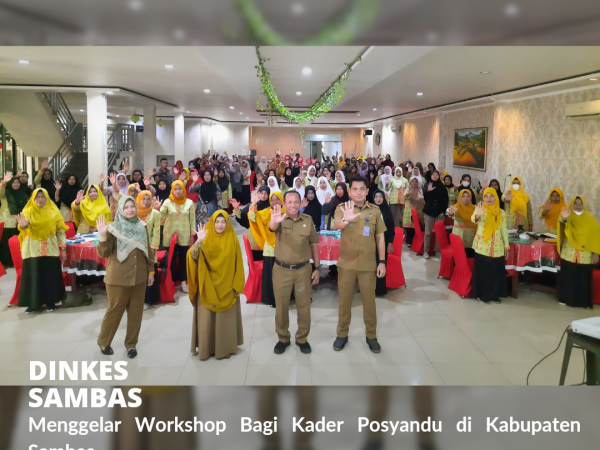 Dinkes Sambas Gelar Workshop Bagi Kader Posyandu.