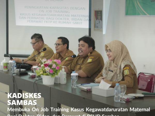 On Job Training Kasus Kegawatdaruratan Maternal, Kadiskes Harap AKI Berkurang