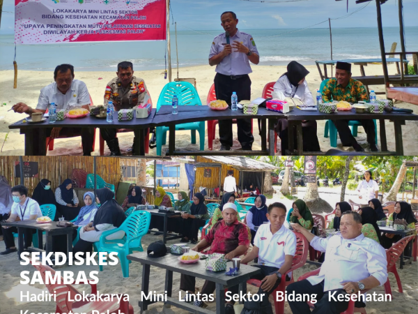 Sekdiskes Sambas Hadiri Lokmin Linsek Kecamatan Paloh.