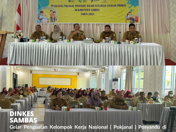 Dinkes Sambas Gelar Penguatan Pokjanal Posyandu.