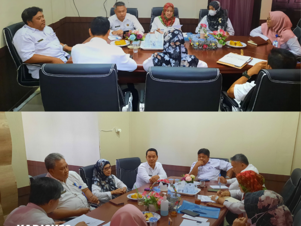 Kadiskes Pimpin Rapat Koordinasi Pembahasan Pajak dan Retribusi Daerah di Fasilitas Kesehatan.