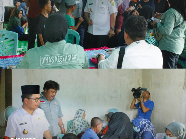 Dinkes Sambas Gelar Pelayanan Kesehatan, dihadiri Bupati Sambas dan Ketua TP-PKK.
