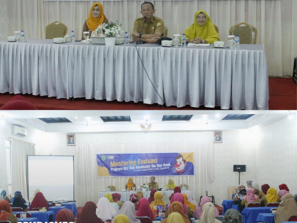 Sekdiskes Pimpin Monitoring dan Evaluasi Program Gizi dan KIA.