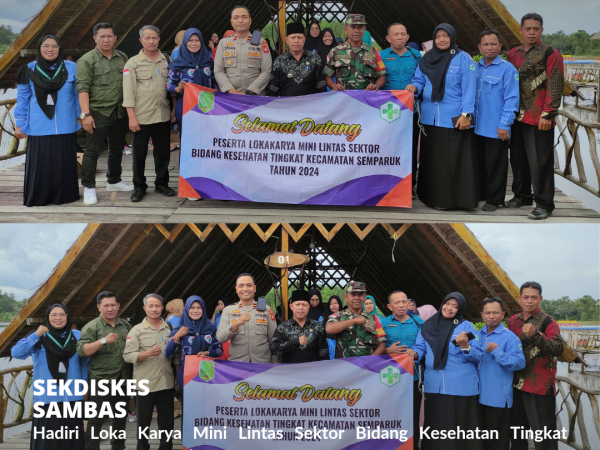 Sekdiskes Hadiri Lokmin Linsek Bidang Kesehatan Kecamatan Semparuk.