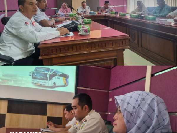 Kabid Yankes Hadiri Rapat Persiapan Keberangkatan Jema'ah Haji Kab. Sambas.